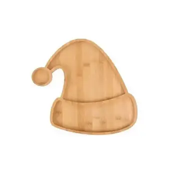 Noel Şapka Tepsisi Rustik Çiftlik Evi Noel Ağacı Tepsisi Çok fonksiyonlu Elk Şekli Tutucu Aperatifler Takı Meyve Servis