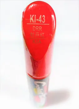 Araba çizik onarım kalem, otomatik fırça boyama kalem kırmızı renk KİA K2 RİO 2012-2016 için